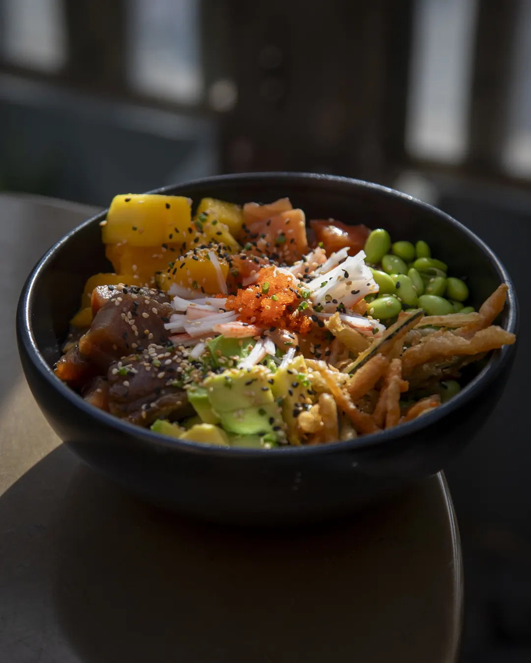 Poke bowl de la carta de Izakaya